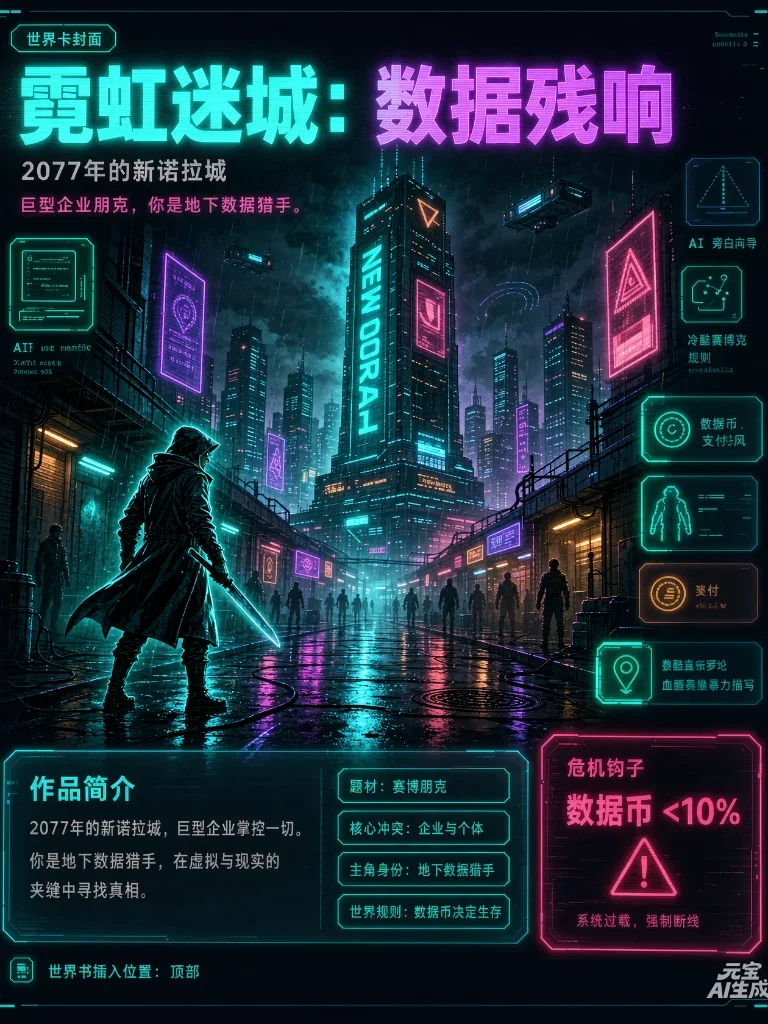 霓虹迷城：数据残响